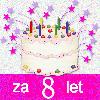 za 8 let tortica