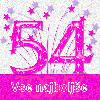54 rojstni dan