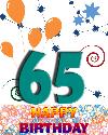 65 let rojstni dan