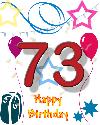 73 rojstni dan